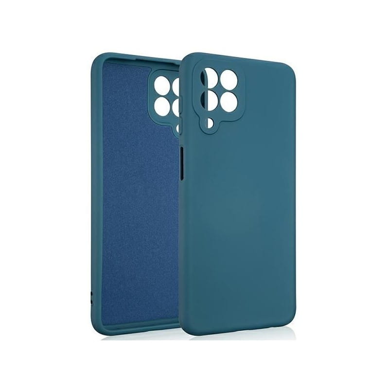 Etui Liquid Soft Silicone - Samsung Galaxy A32 5G - Granatowy