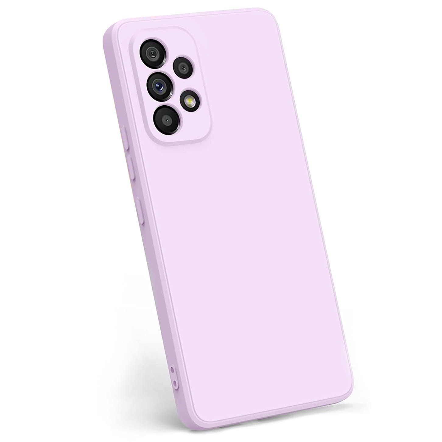 Etui Liquid Soft Silicone - Samsung Galaxy A32 5G - Lawendowy