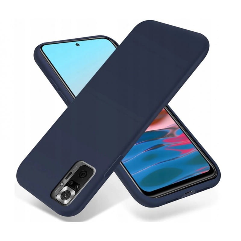 Etui Silikon Kolor - Xiaomi Redmi Note 10 Pro / 10 Pro Max - Granatowy