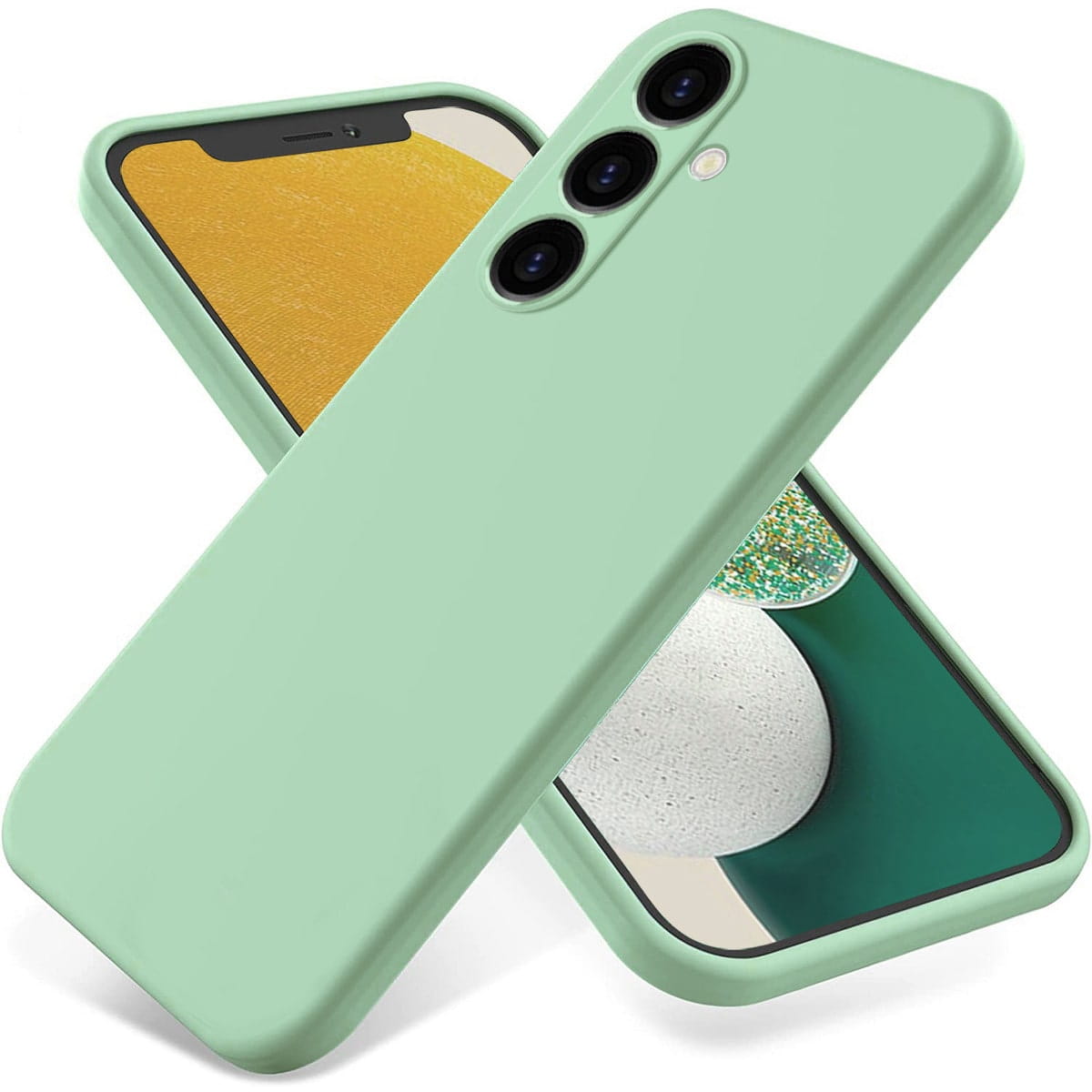  Liquid Soft Silicone - Samsung Galaxy S23+ - Miętowy Zielony