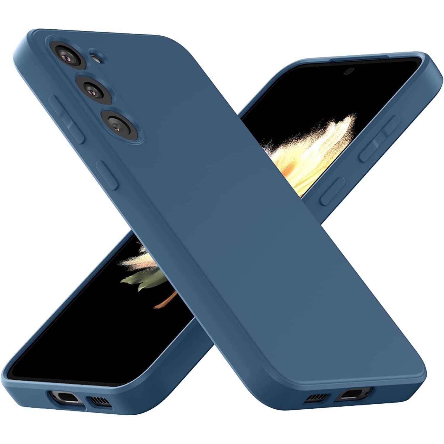 Liquid Soft Silicone - Samsung Galaxy S23+ - Granatowy