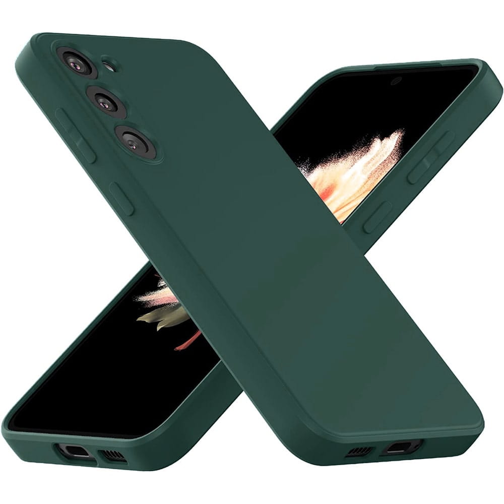  Liquid Soft Silicone - Samsung Galaxy S23+ - Ciemny Zielony