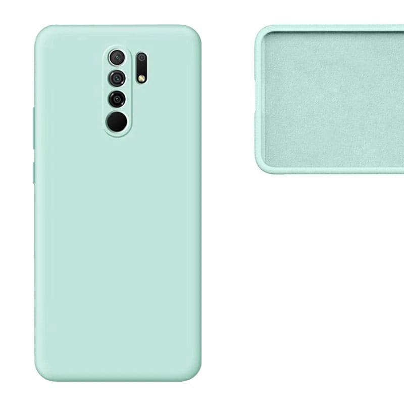 Etui Liquid Soft Silicone - Xiaomi Redmi Note 8 Pro - Miętowy Zielony