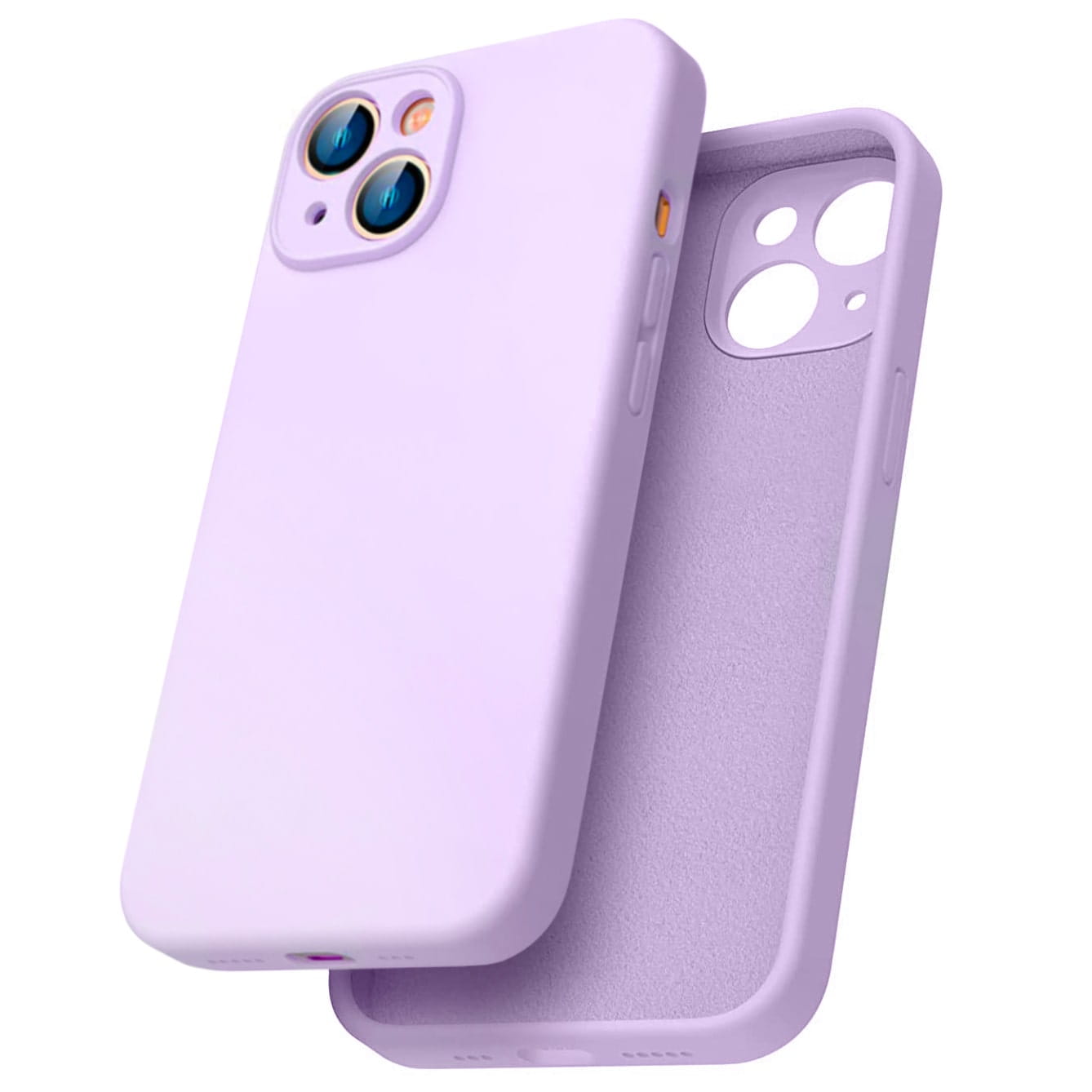 Etui Liquid Soft Silicone — Apple iPhone 14, miękka ochrona w kolorze lawendowym