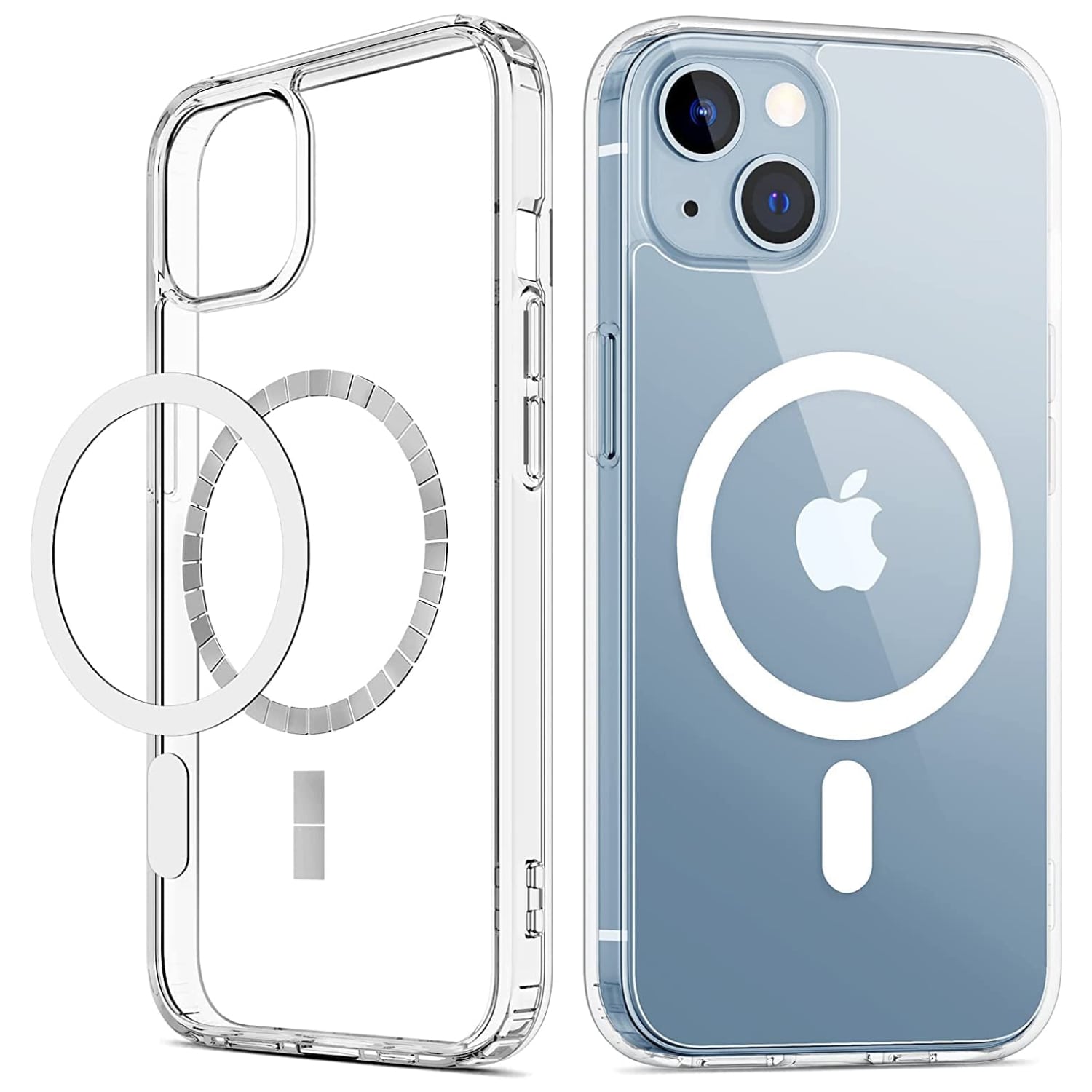 Etui Silikonowe Magsafe - Apple iPhone 15 - Przezroczyste