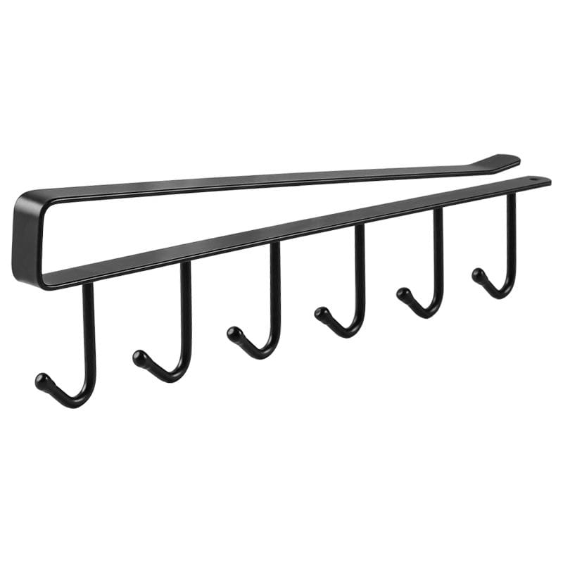 Wieszak Stalowy Uchwyt Haki Haczyki Na Meble - Czarny