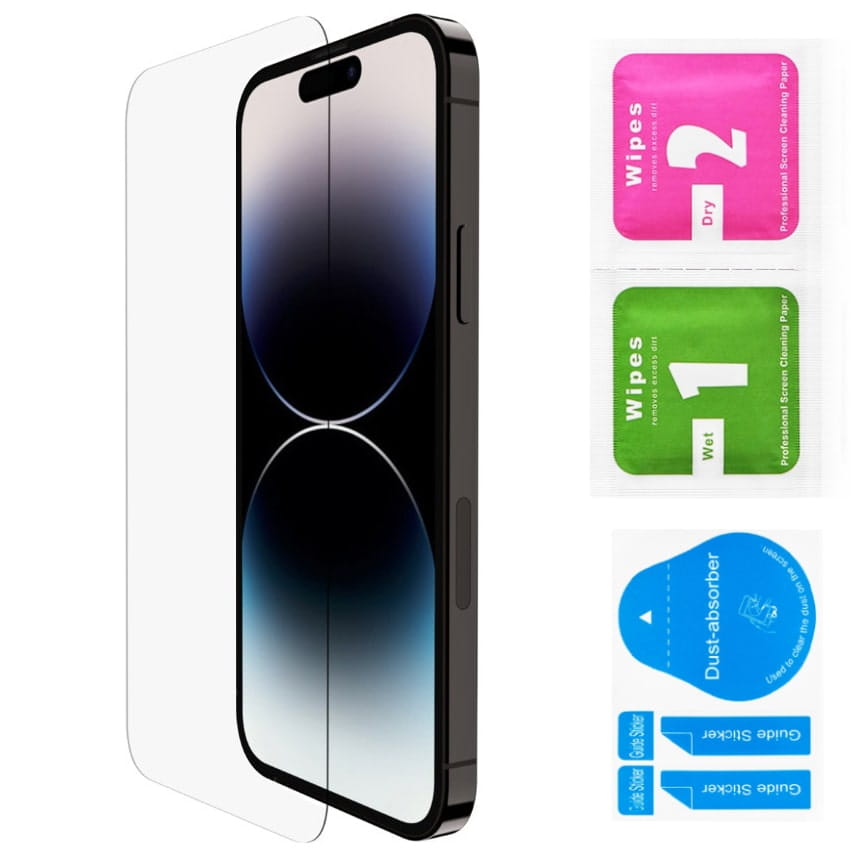 Szkło Hartowane 9H (2,5D) - Apple iPhone 15 Plus