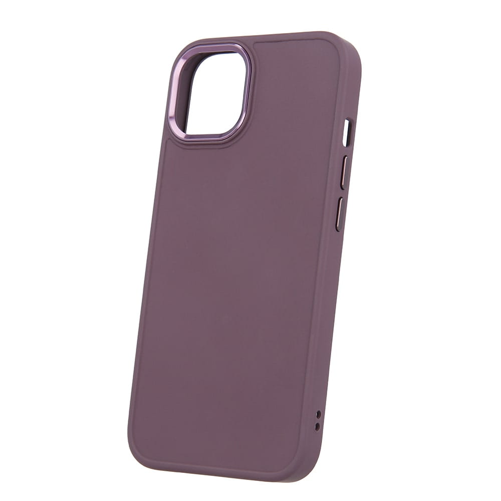 Etui Satin Case - iPhone 15 Plus - Burgundowy