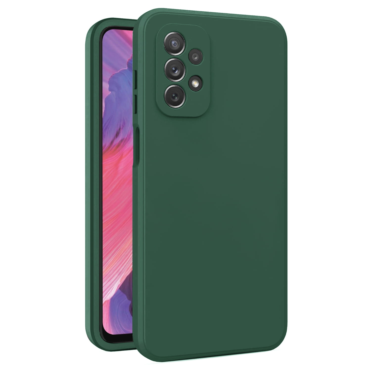 Etui Liquid Silicone - Samsung Galaxy A14 5G - Zielone