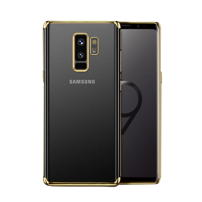 Silikonowe Etui Luxury Plated - Samsung Galaxy S9