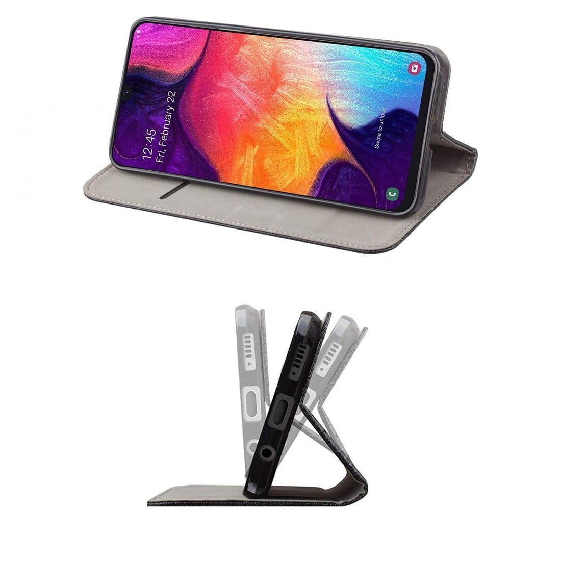 Etui Otwierane Z Klapką Magnetic Do Samsung A53 5G - Czarny
