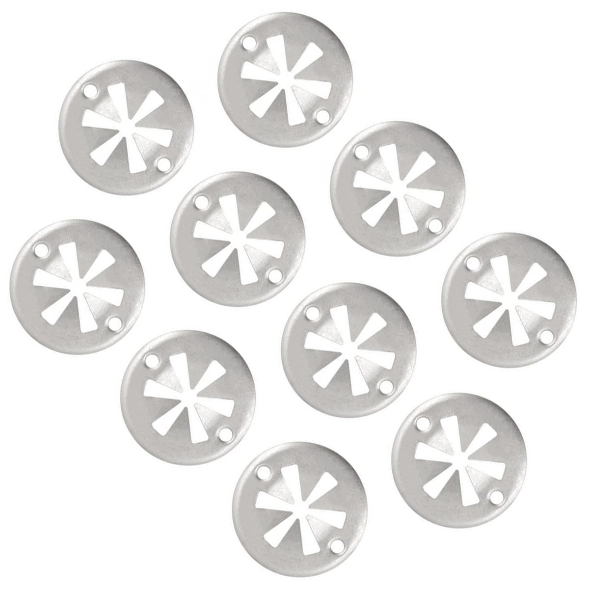 Blaszki Montażowe Osłony Termicznej Silnika 10 Sztuk