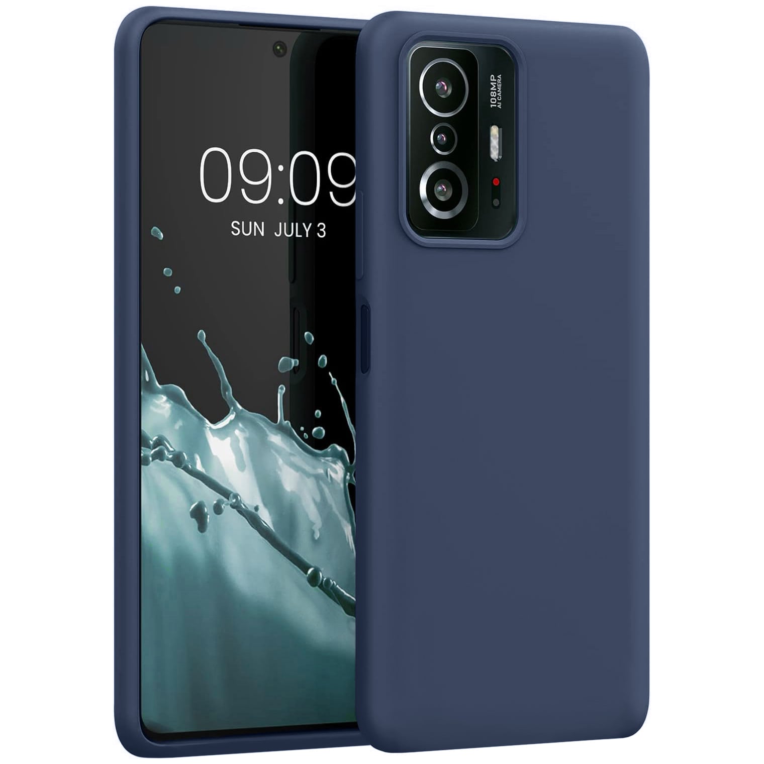 Etui Silikon Kolor Xiaomi Mi 11 Lite Niebieski