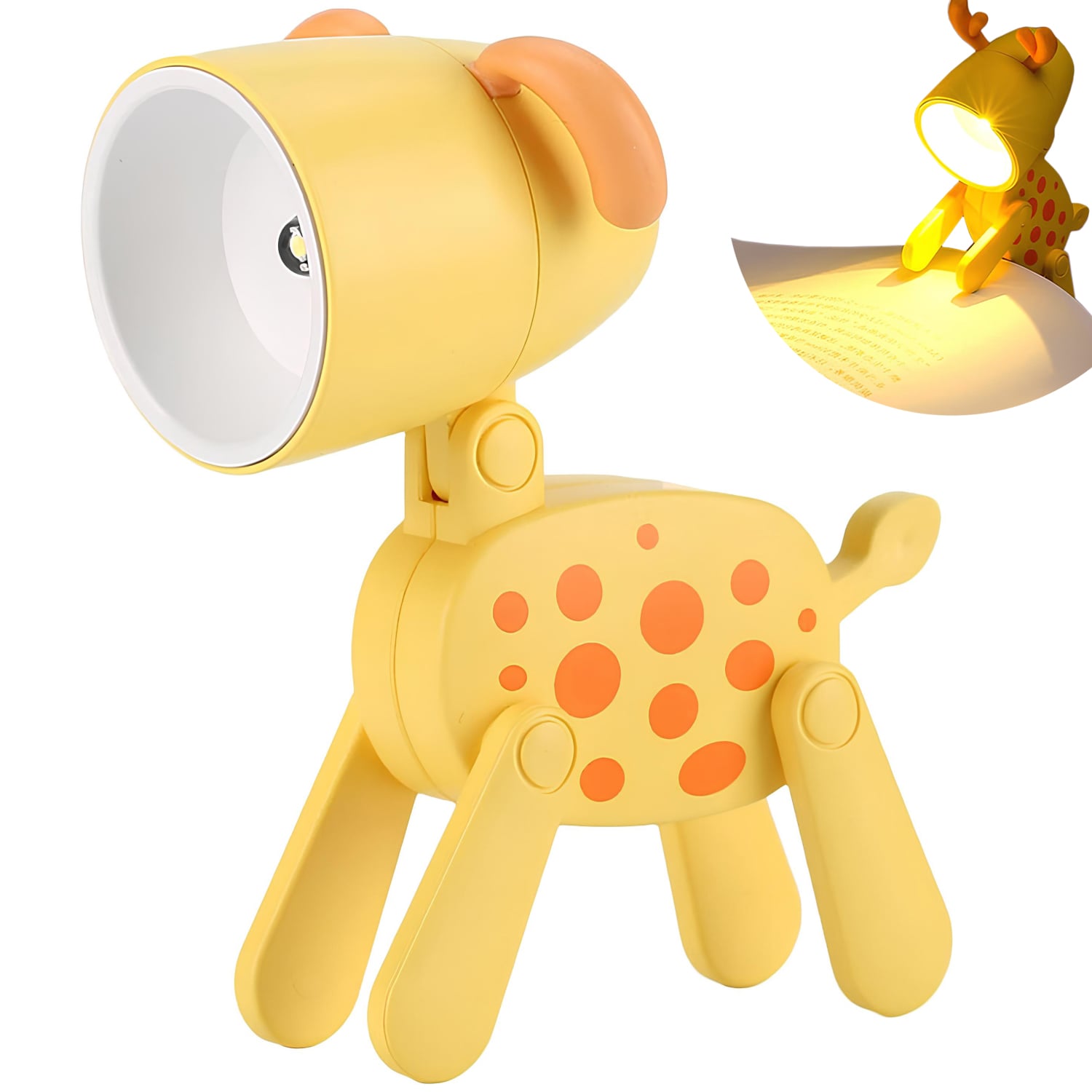 Lampka Nocna Led Zwierzak — ciepłe światło, na baterie