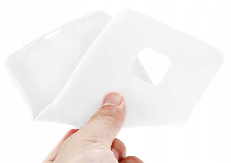 Etui Kolorowe Silikonowe Do Huawei Mate 20 Pro Białe