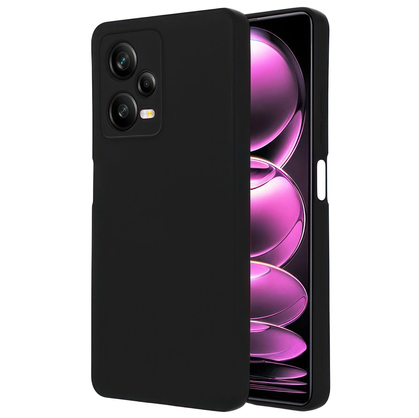 Etui Liquid Soft Silicone Redmi Note 12 Pro 5G Czarne