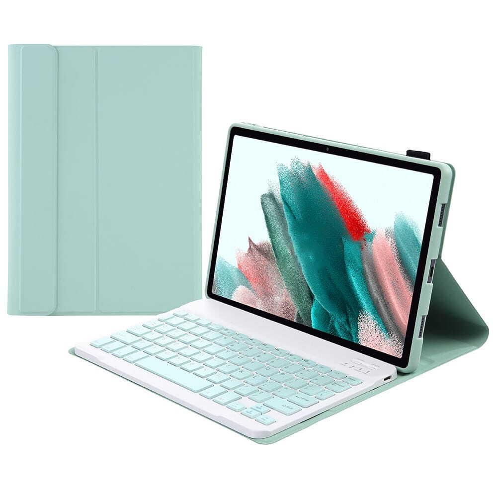 Etui Z Klawiaturą Do Samsung Galaxy Tab S6 Lite 10.4 Miętowe