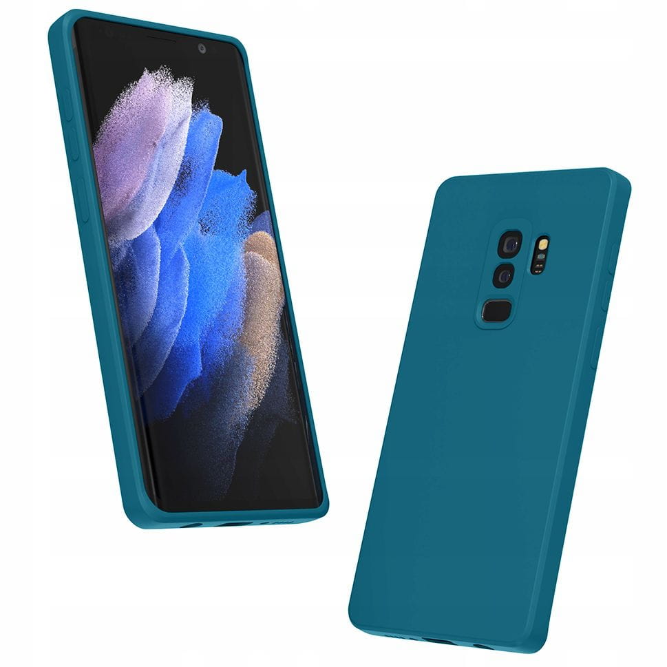 Etui Liquid Soft Silicone - Samsung Galaxy S9+ - Niebieski