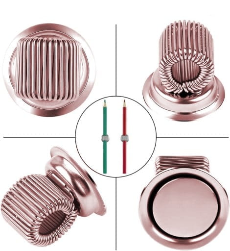 UCHWYT NA DŁUGOPIS NAKLEJANY UNIWERSALNY METALOWY ORGANIZER RÓŻOWY Kod producenta UCHW-ROSEGOLD-DLUGOPIS-ST