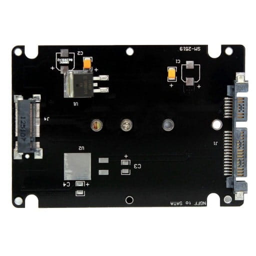 ADAPTER PRZEJŚCIÓWKA KARTA SATA3 M.2 NGFF SSD OBUDOWA Waga produktu z opakowaniem jednostkowym 0.1 kg