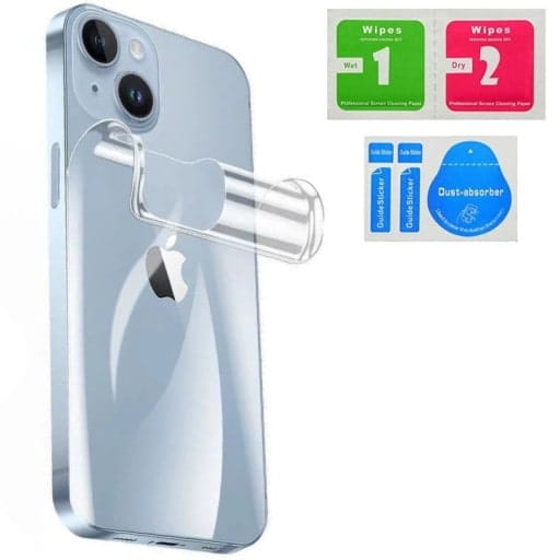Hydrogelowa folia na tył do iPhone 15 Plus - przezroczysta ochrona