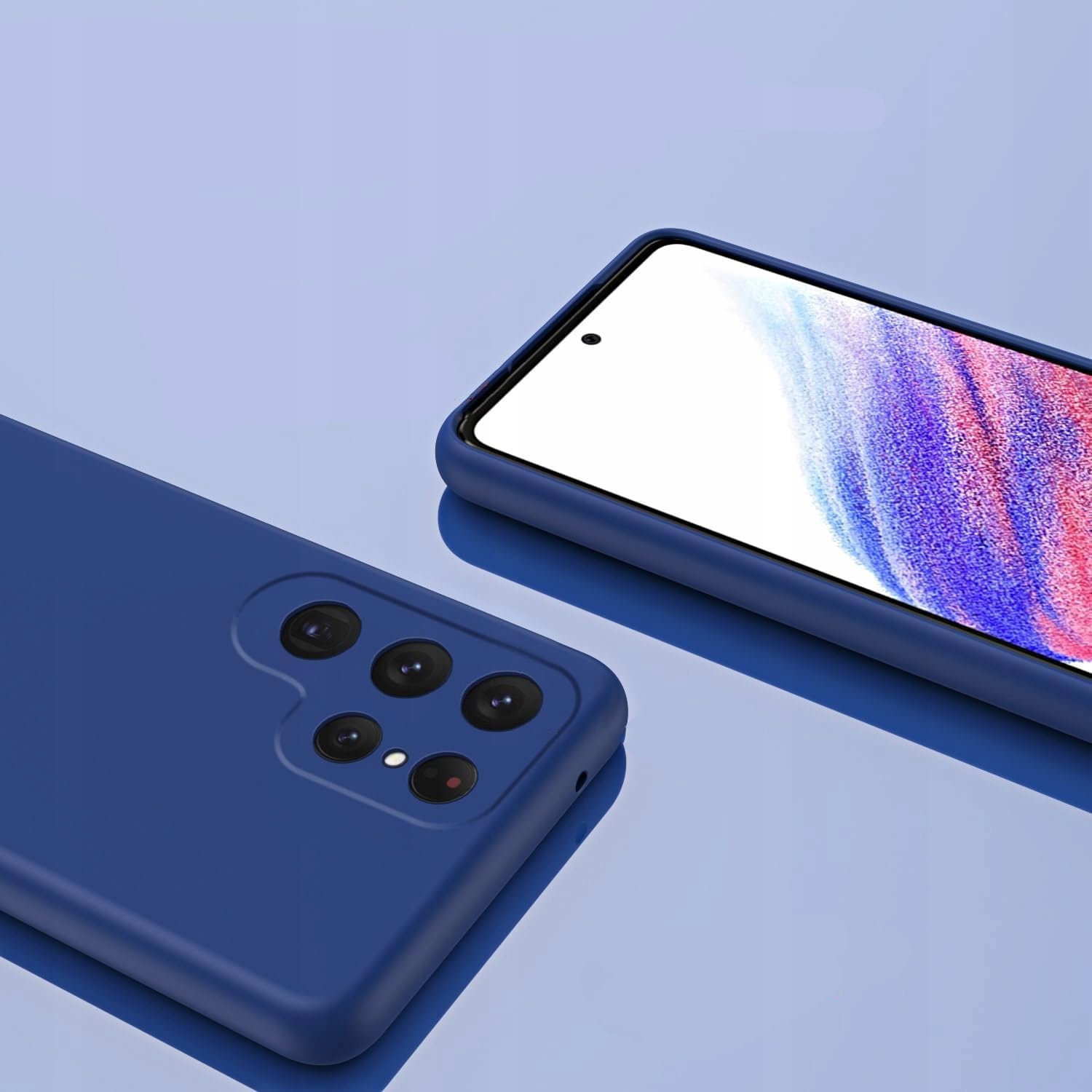 OBUDOWA ETUI LIQUID CASE SILIKONOWY do SAMSUNG GALAXY S24 ULTRA NIEBIESKI Dedykowana marka Samsung