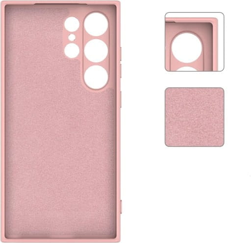 OBUDOWA ETUI LIQUID CASE SILIKONOWY do SAMSUNG GALAXY S24 ULTRA RÓŻOWY Kolor różowy