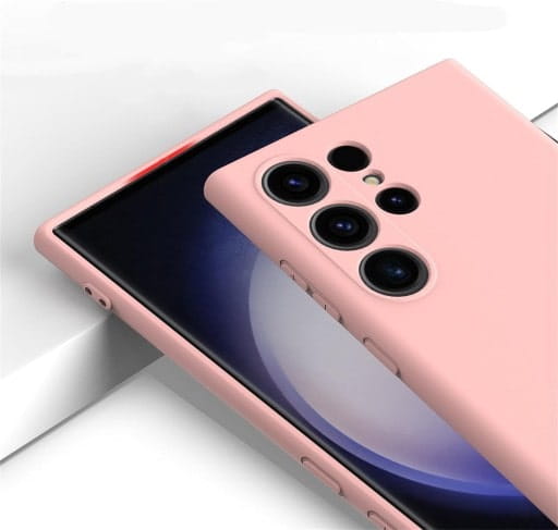 OBUDOWA ETUI LIQUID CASE SILIKONOWY do SAMSUNG GALAXY S24 ULTRA RÓŻOWY Dedykowany model Galaxy S24 Ultra