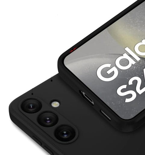 OBUDOWA ETUI LIQUID CASE SILIKONOWY do SAMSUNG GALAXY S24 CZARNY Marka Inna
