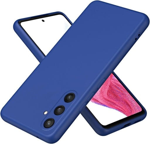  Etui Liquid Soft Silicone - Samsung Galaxy S24+ - Niebieski