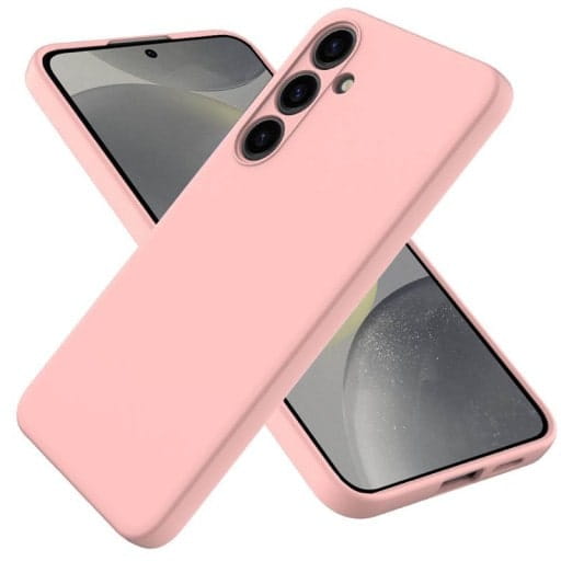 Etui Liquid Soft Silicone - Samsung Galaxy S24+ - Różowy