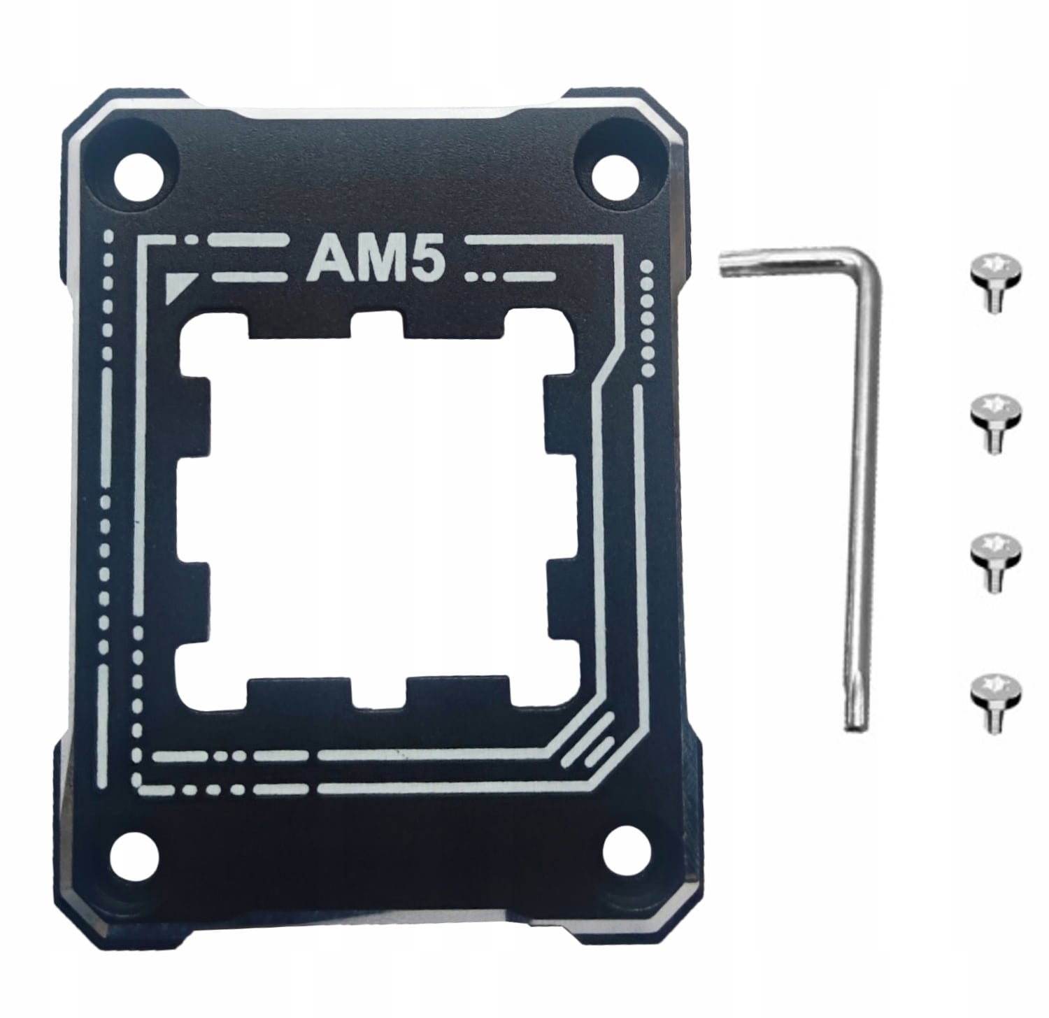Ramka Adapter do Procesora AMD AM5 — stabilne mocowanie w czerni