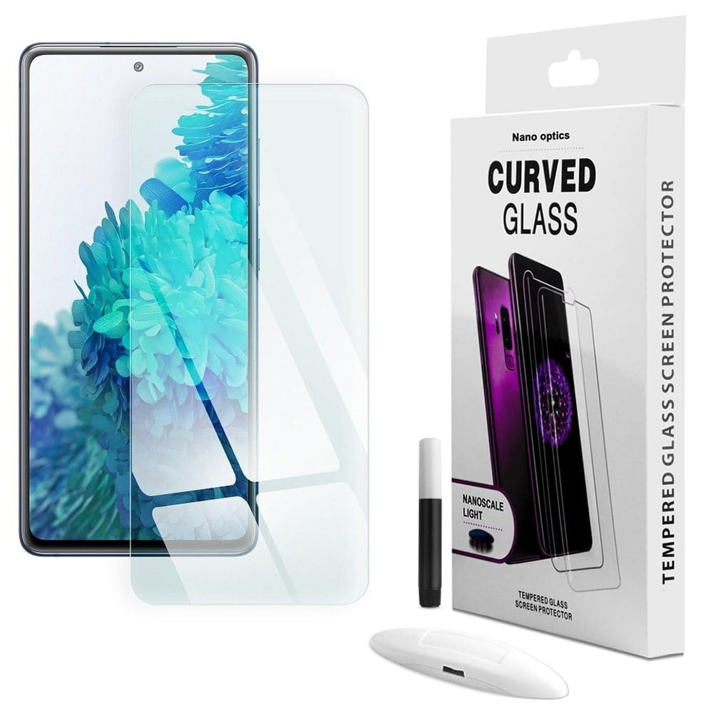 Szkło UV 5D do Samsung Galaxy S22+ — ochrona ekranu z FULL GLUE UV