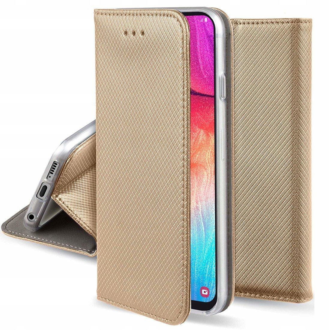 Flip Cover - Magnetyczne Etui Książkowe - Samsung Galaxy S24 Złote