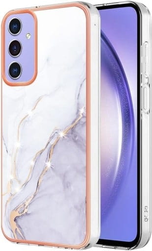 Etui Marmurowe Marble Case do Samsung Galaxy A05 - Rose Gold
