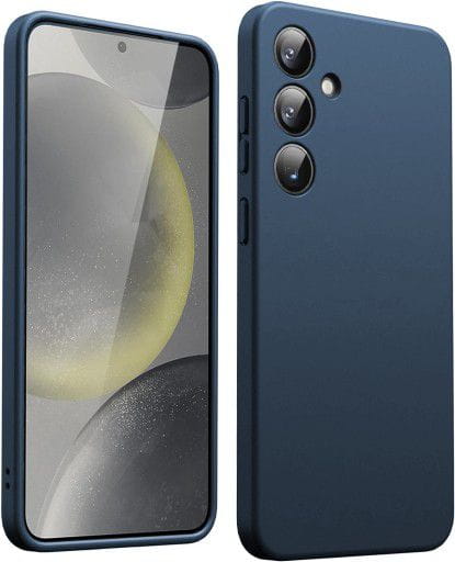 Etui Silikon Kolor - Samsung Galaxy S24 - Granatowy