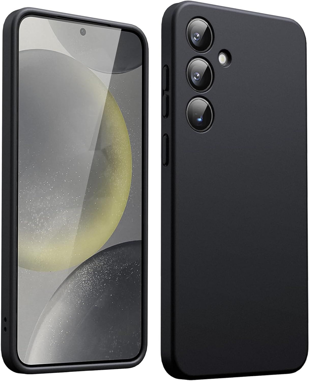 Etui Silikon Kolor - Samsung Galaxy S24 - Czarny