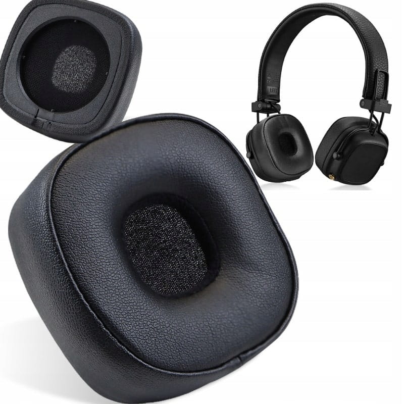 NAKŁADKI PADY GĄBKI DO SŁUCHAWEK MARSHALL MAJOR 4 IV NAUSZNIKI CZARNE