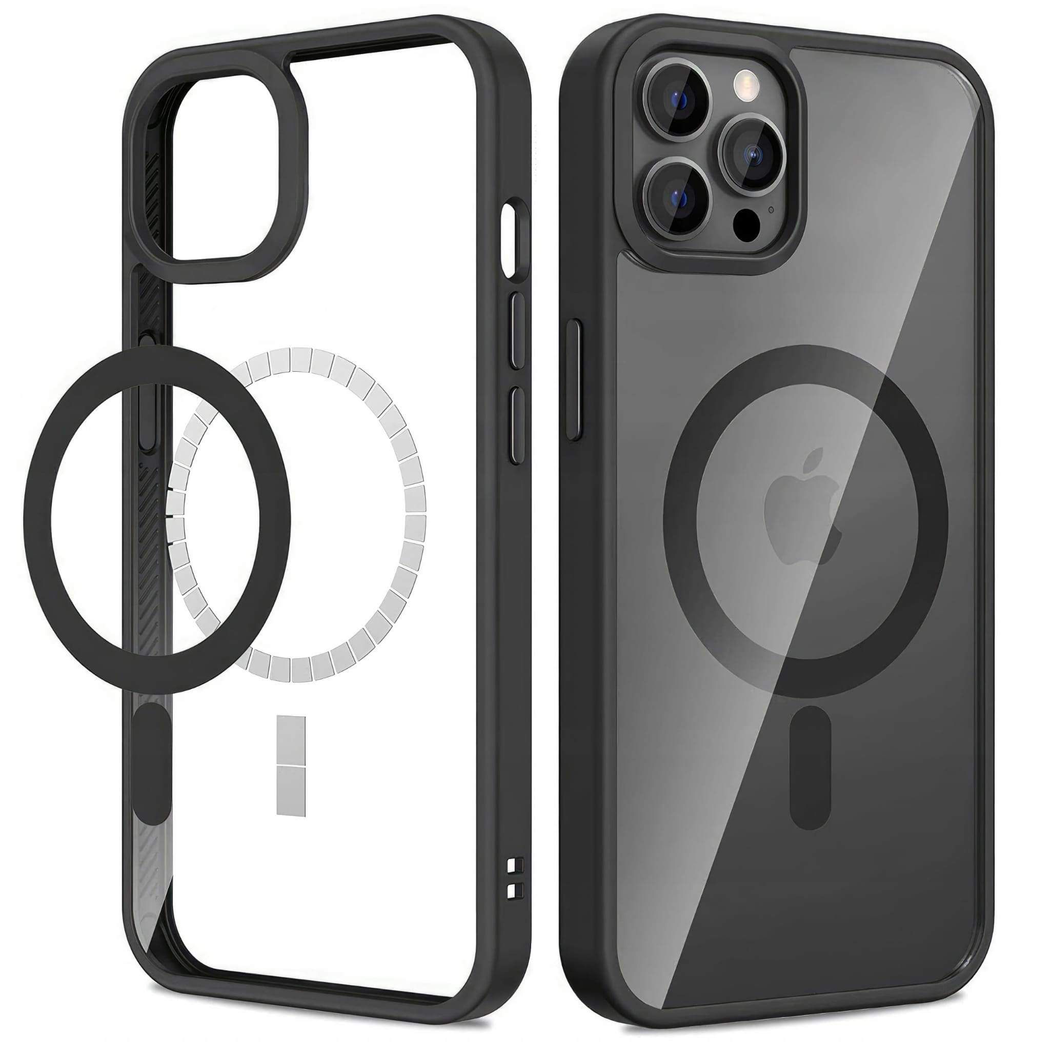 Etui Clear+ Case MagSafe - ochrona i funkcjonalność dla iPhone 15 Pro