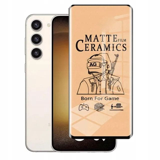 Szkło Matowe Ceramiczne Hybrydowe 5D  - Samsung Galaxy S23 FE