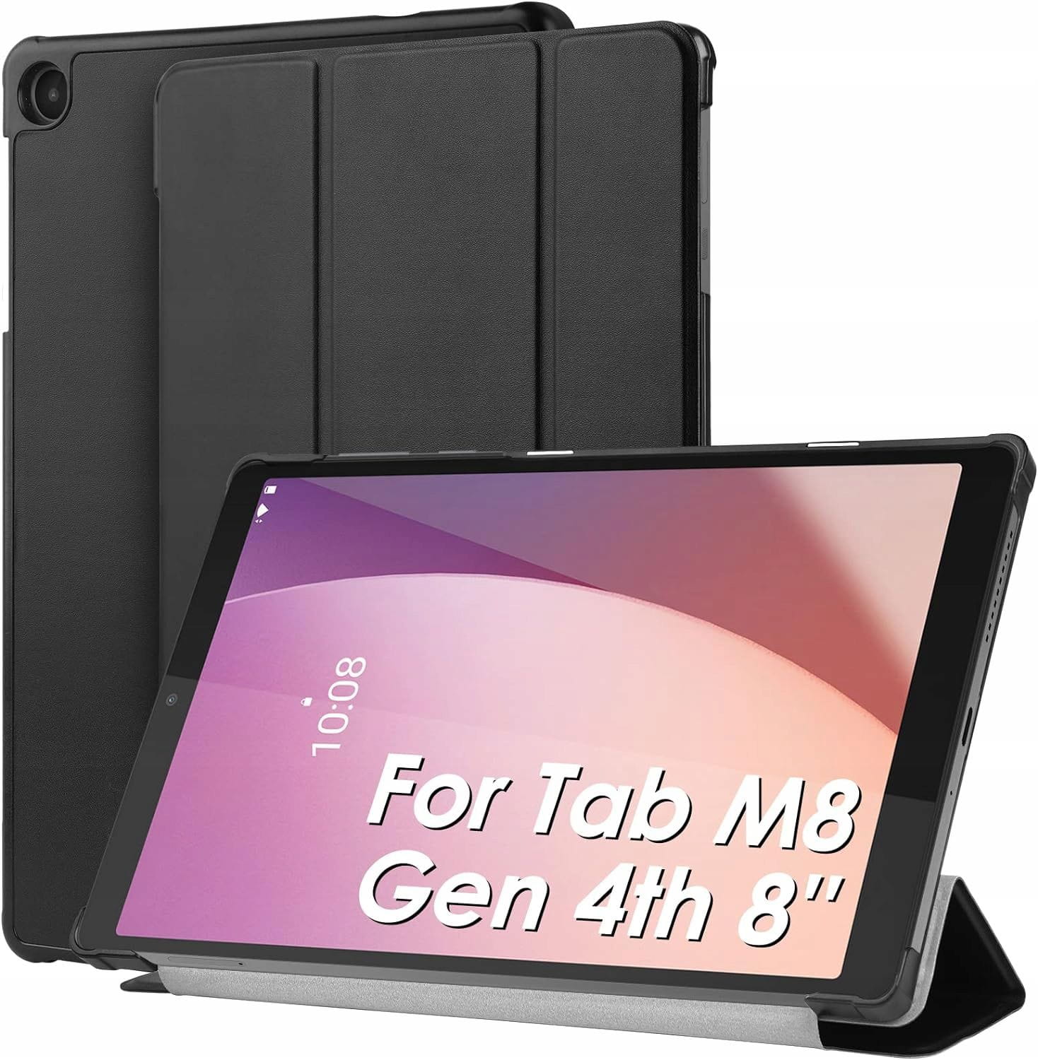 Etui Magnetyczne z Klapką do Lenovo Pad M8 8.0 — ochrona 360° i praktyczna kieszeń