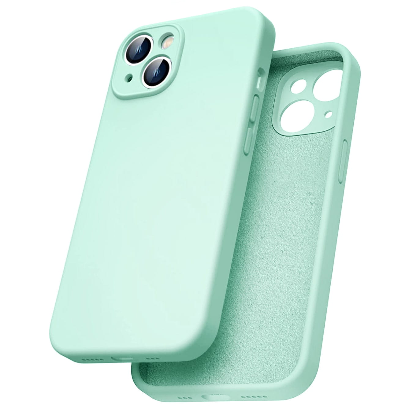 Liquid Soft Silicone - Apple iPhone 14 - Miętowy