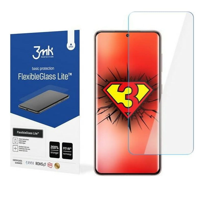 Szkło Hybrydowe Na Wyświetlacz 3MK FlexibleGlass Lite Samsung Galaxy S21 FE