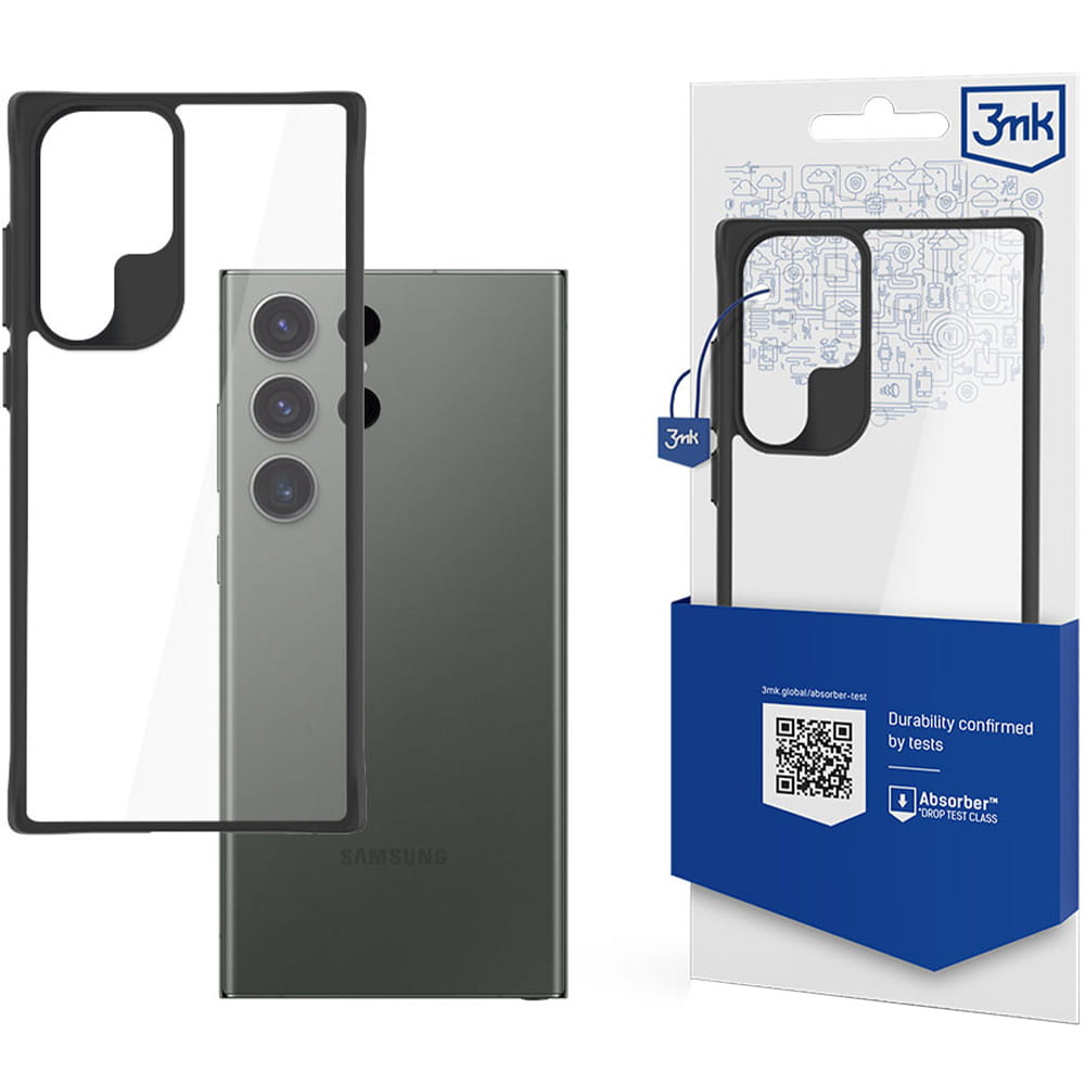 Etui Satin Armor+ Samsung Galaxy S24 Ultra Black