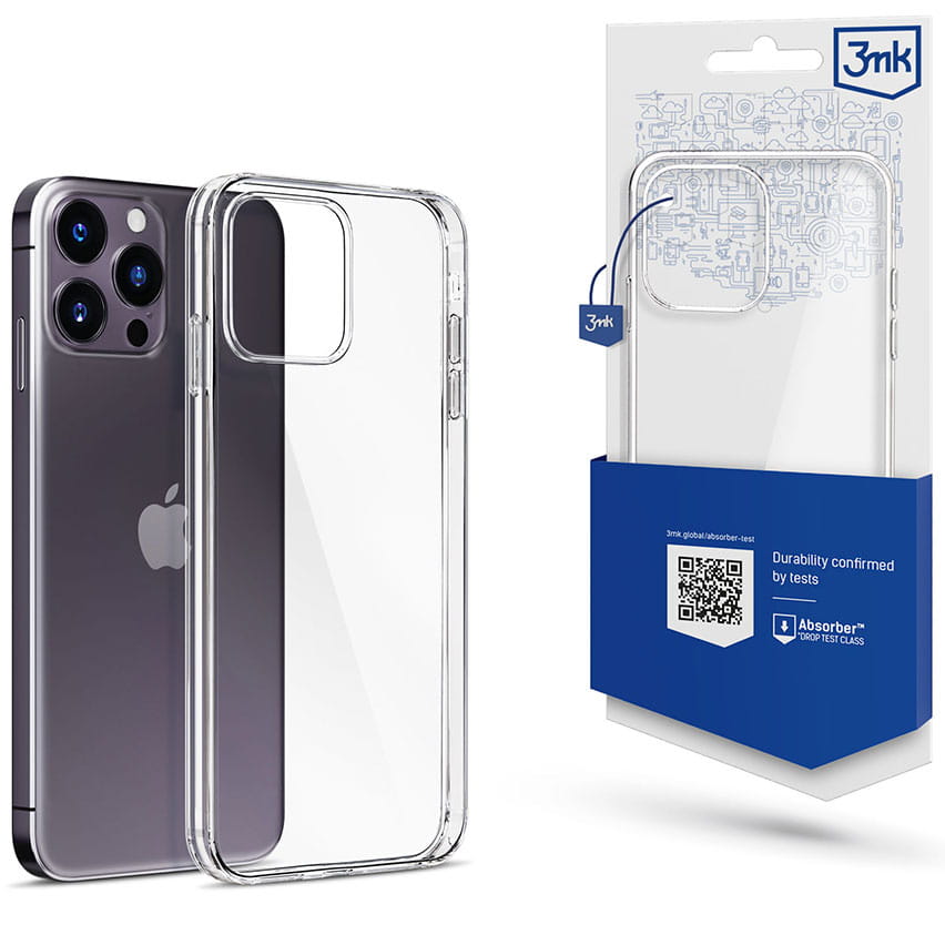 Etui 3mk Clear Case Do Apple iPhone 15 Pro — cienka, pancerna ochrona