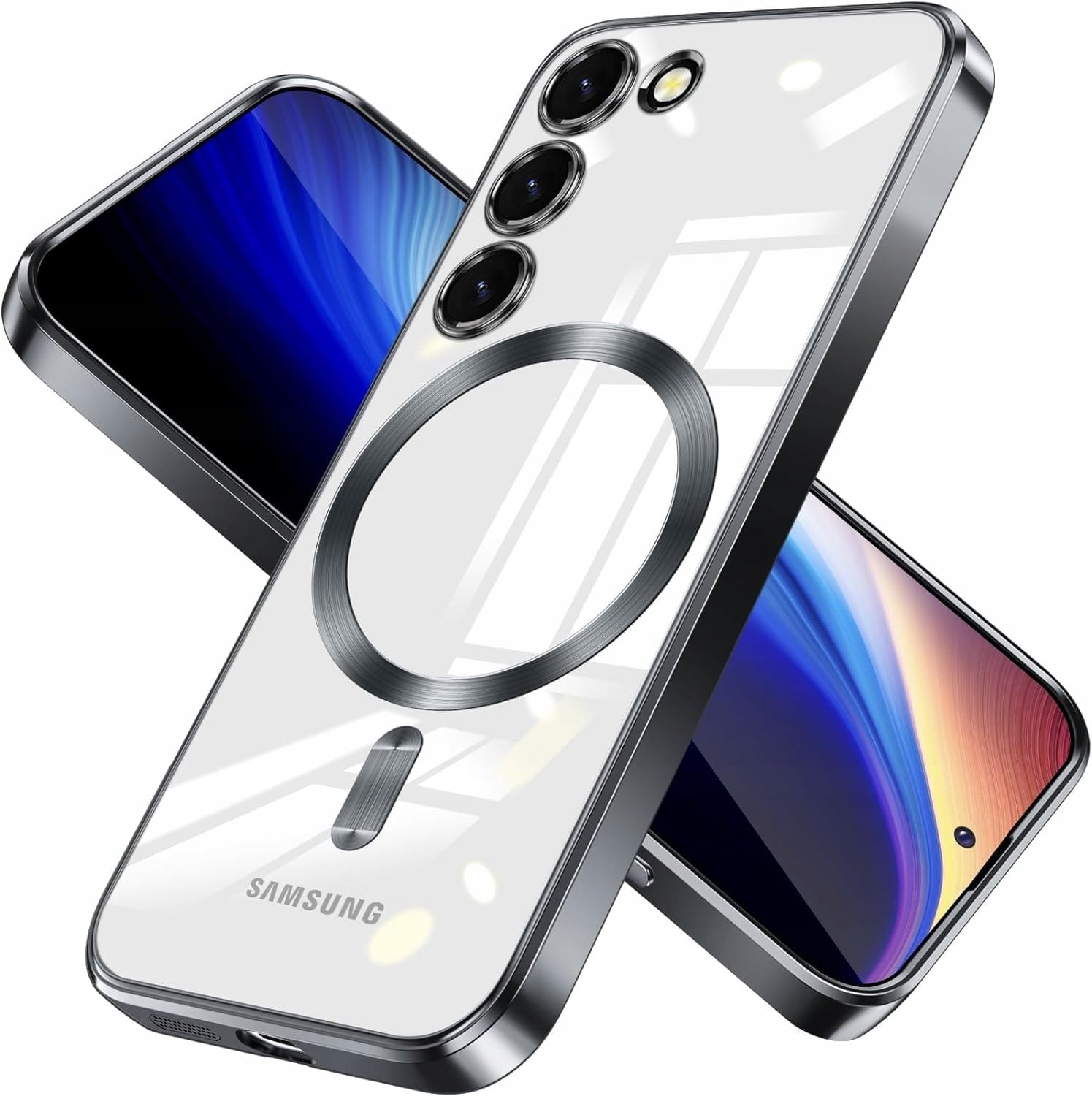 Etui Magsafe Cam Case - Samsung Galaxy S24+ - Czarne 