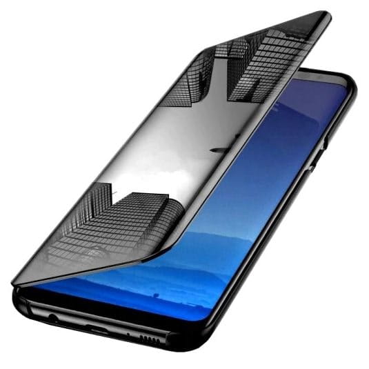 Etui z Klapką Clear View Cover - Samsung Galaxy A55 - Czarne