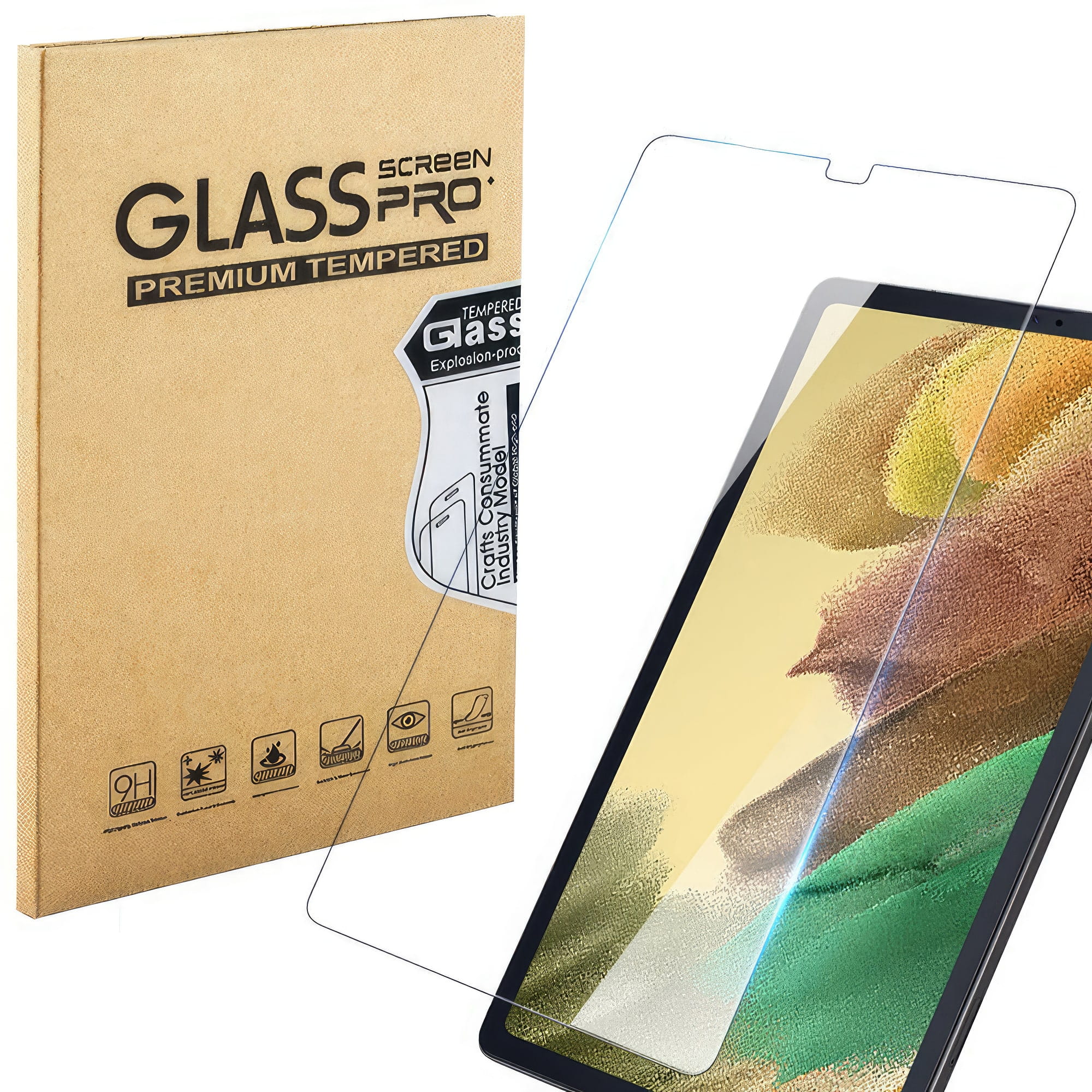 Szkło Hartowane 9H (2,5D) - ochrona ekranu Galaxy Tab S6 Lite 10.4 cala