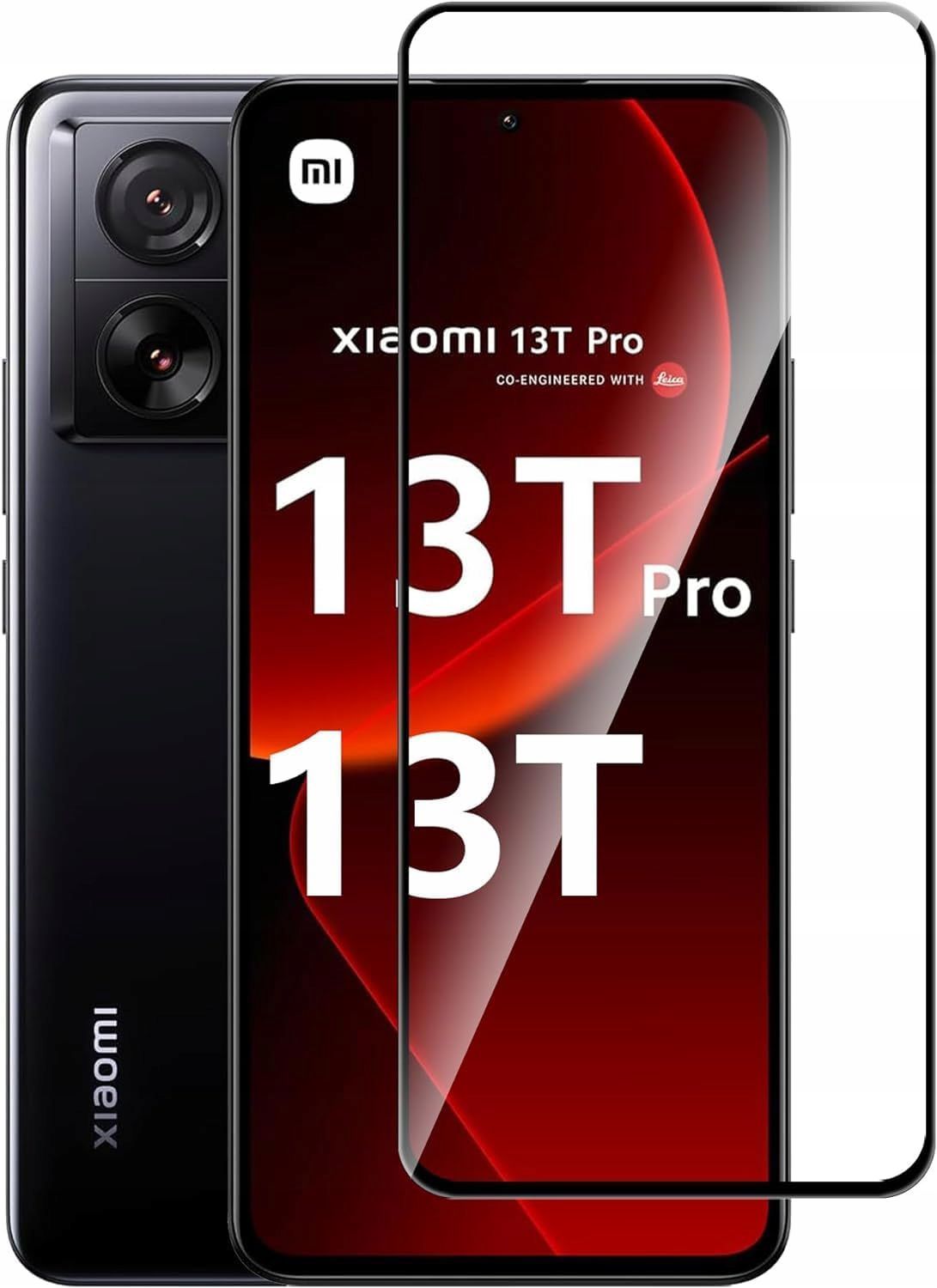 Szkło Hartowane Full Glue Slim - Xiaomi 13T — cienkie i wytrzymałe