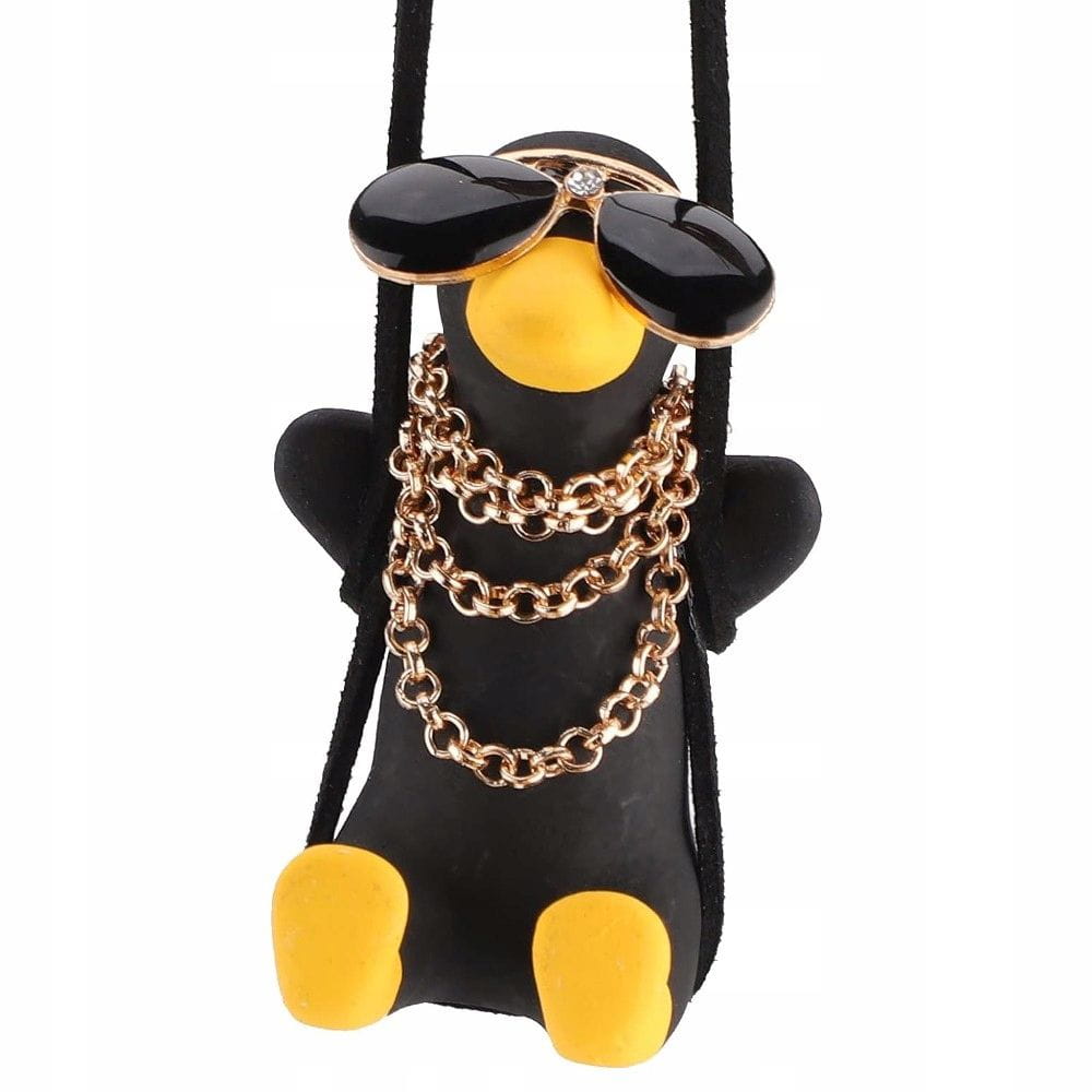 Zawieszka na Lusterko do Auta - Kapitan Kaczan z Łańcuchem